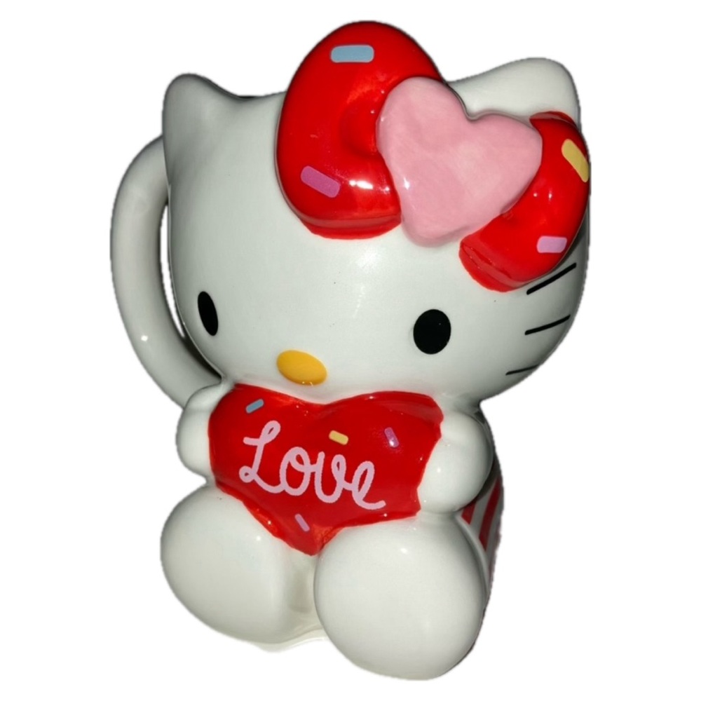Hello Kitty Limited Edition Mug Sanrio Love Heart Kawaii Cat Decor Collectible